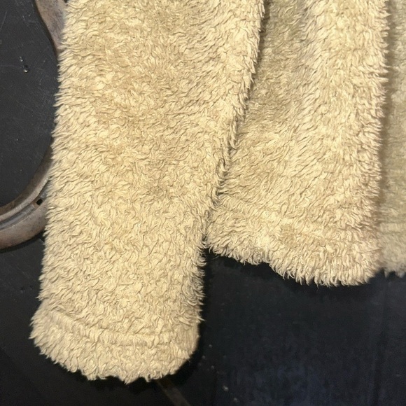 Patagonia Los Gatos 1/4 Zip Pullover Soft Teddy Fleece Sweatshirt Khaki Tan Sz M - Picture 8 of 12